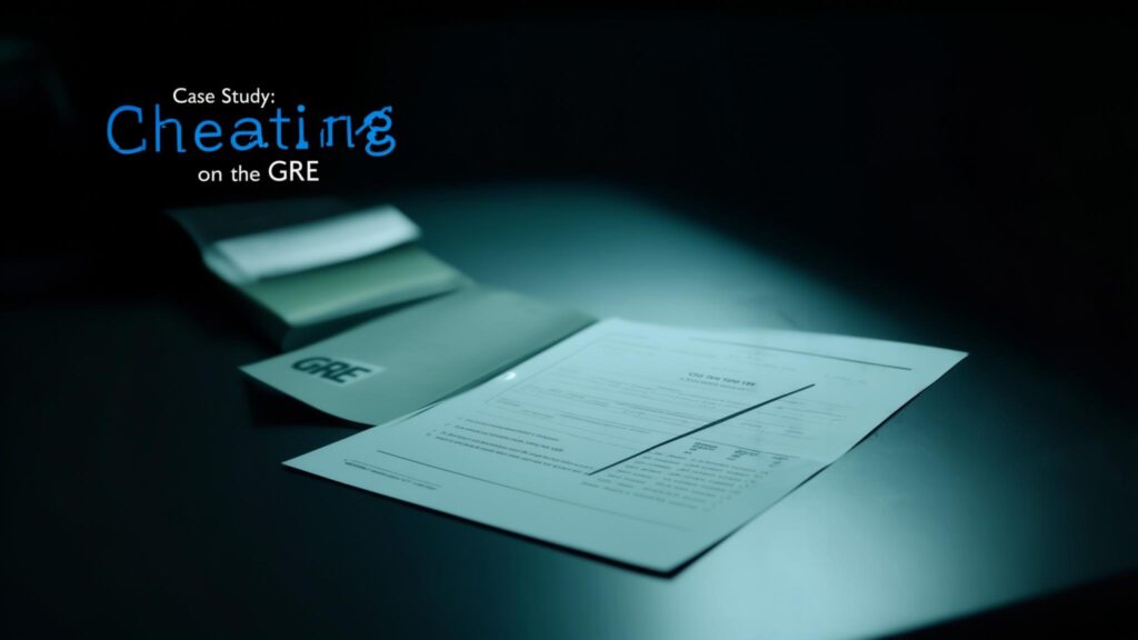 Case Studies of Cheating on the Home Edition of the GRE