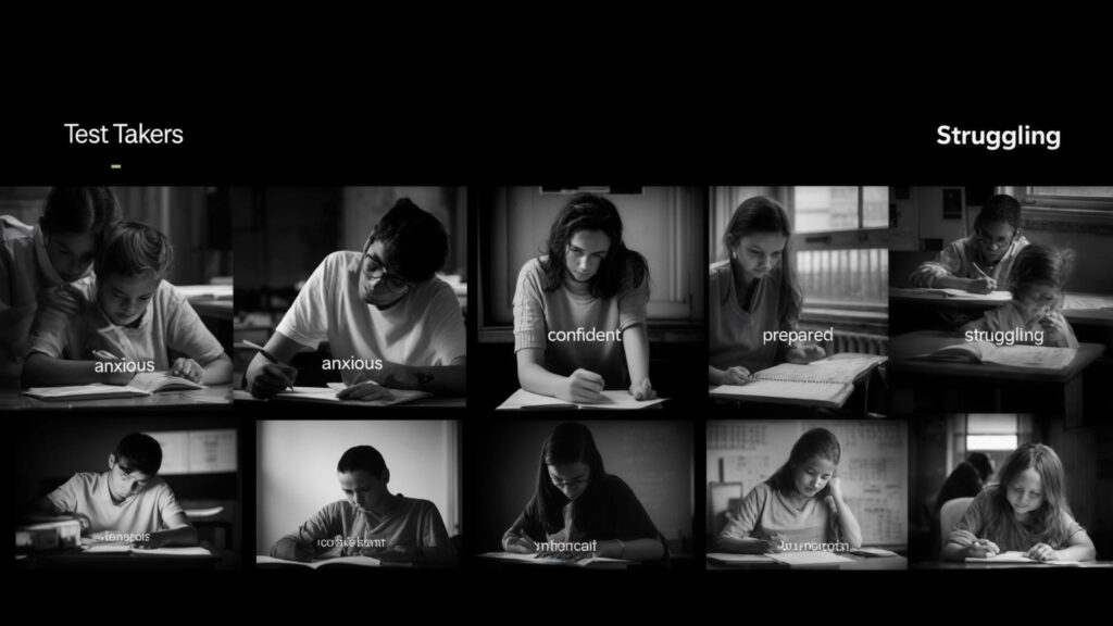 What are the different types of test takers?