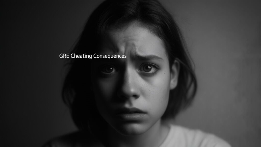 What will happen if we are caught cheating in GRE?